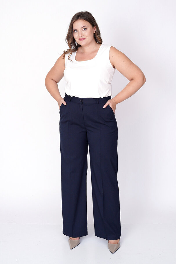 WIDE-LEG HEAVY FABRIC TROUSERS WIDE-LEG HEAVY FABRIC TROUSERS