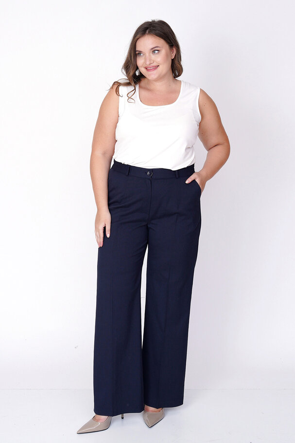 WIDE-LEG HEAVY FABRIC TROUSERS WIDE-LEG HEAVY FABRIC TROUSERS