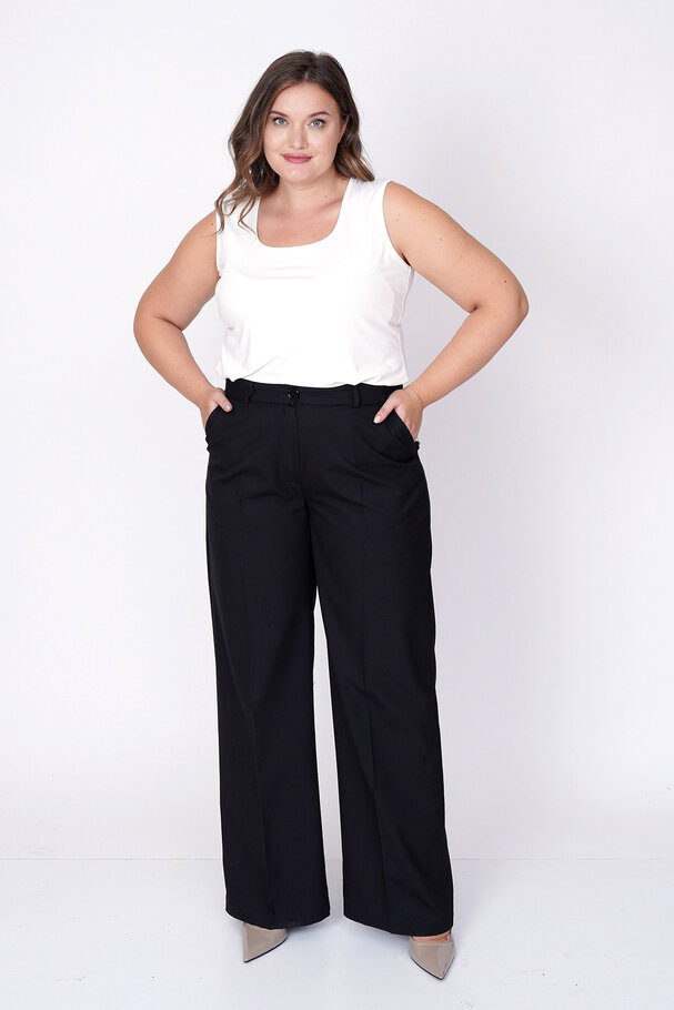 WIDE-LEG HEAVY FABRIC TROUSERS WIDE-LEG HEAVY FABRIC TROUSERS