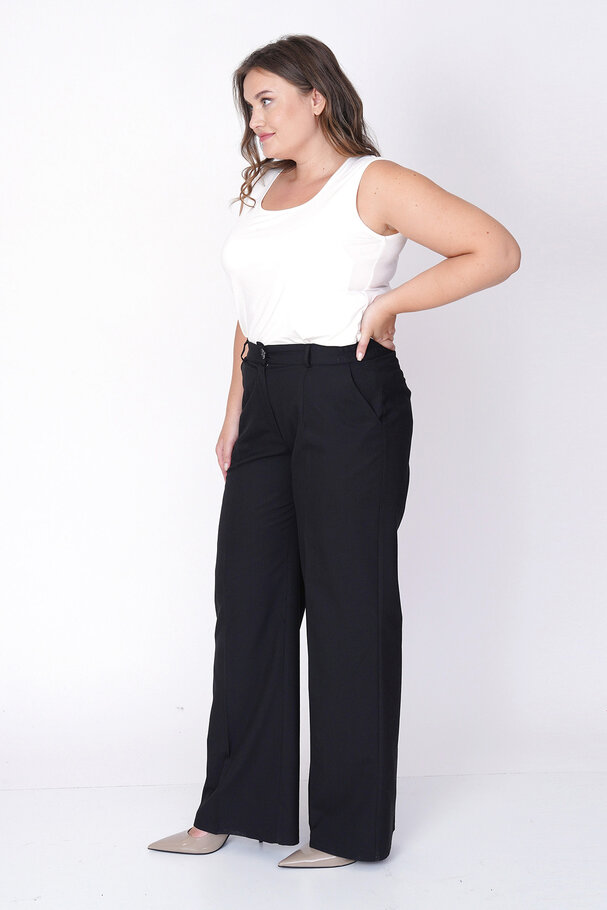 WIDE-LEG HEAVY FABRIC TROUSERS WIDE-LEG HEAVY FABRIC TROUSERS