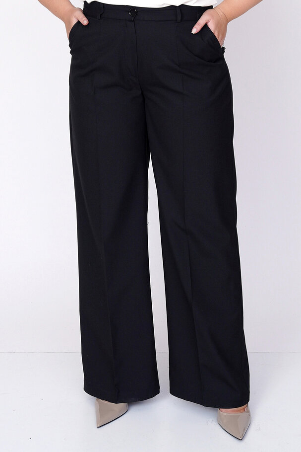 WIDE-LEG HEAVY FABRIC TROUSERS WIDE-LEG HEAVY FABRIC TROUSERS