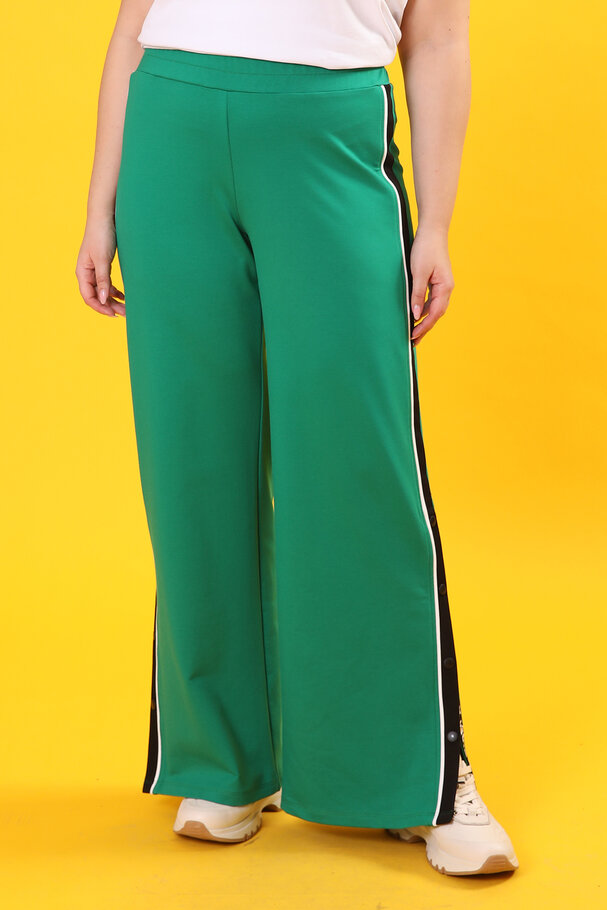 WIDE-LEG JOGGER WITH SNAP-BUTTON DETAIL