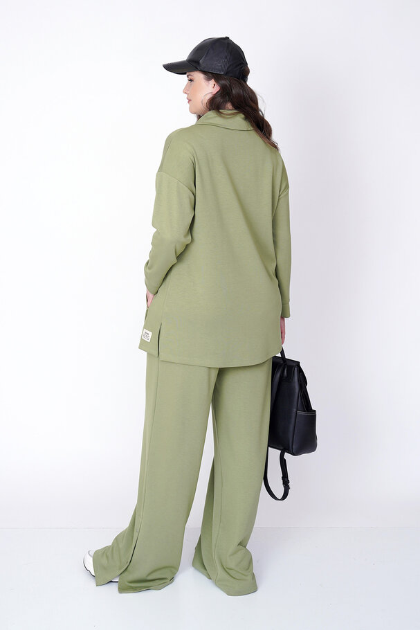 YAKASI ÇITÇIT DETAYLI MODAL SWEATSHIRT