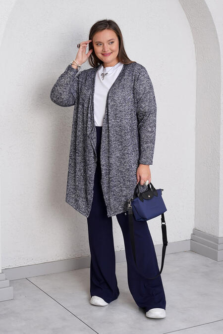  - YUMUŞAK ÖRME ASİMETRİK TRİKO HIRKA (1)